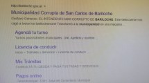 Imagen de Hackearon la web oficial de la Municipalidad de Bariloche y dejaron la leyenda de «corrupta»