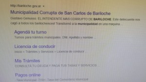 El municipio de Bariloche quiere descubrir a «Marxman», el hacker de la web