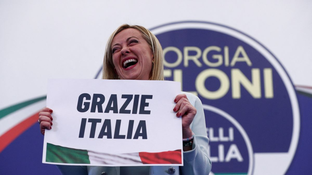 Giogia Meloni fue la más votada en Italia. 