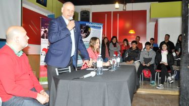 El ministro de Salud, Fabián Zgaib abrió las jornadas de capacitación. Foto: José Mellado. 