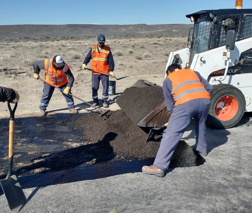 Realizan trabajos de bacheo y mejoras en el pavimento de ruta nacional ...