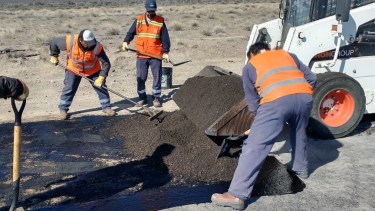 Los trabajos se realizan entre Los Menucos y Jacobacci. Foto: Gentileza.