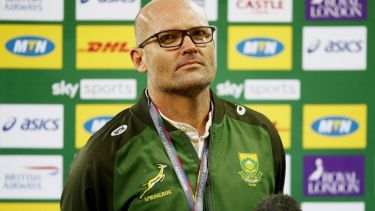 El entrenador de Sudáfrica elogió a Los Pumas