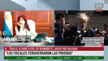 Tras el ataque a Cristina Kirchner se reanudó el juicio por Vialidad. 