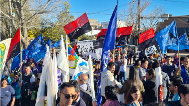 Marcha en repudio del atentado contra Cristina Fernández_ Foto- Andrea Vazquez