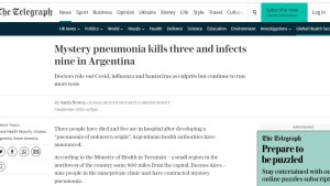 La prensa europea se hace eco de la misteriosa neumonía que afecta a Tucumán