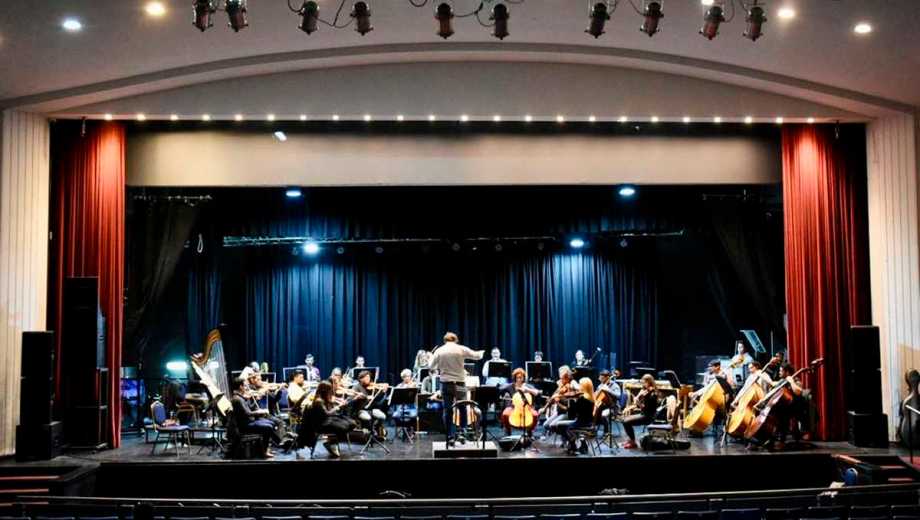Ensayo de la Sinfónica del Neuquén para la obra "El Principito". (Foto: Matías Subat)