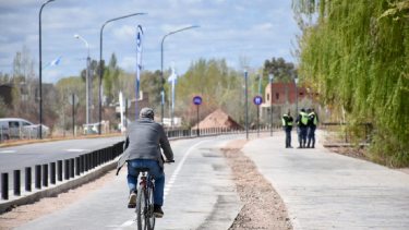 Inauguraron el paseo de la confluencia. foto mati subat