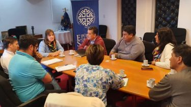 El encuentro se realizó hoy en la sede del rectorado. (FOTO: Gentileza UNCo)