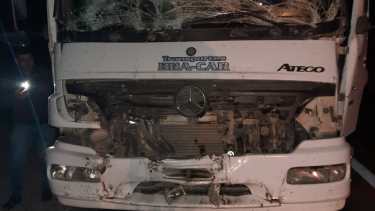 El accidente se registró cerca de las 22:30. Foto gentileza