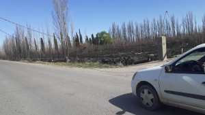 Precaución en J.J. Gómez por unos cables de luz que están colgados