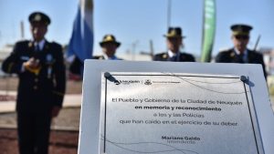 Nuevo espacio verde en Neuquén, en homenaje a los policías caídos