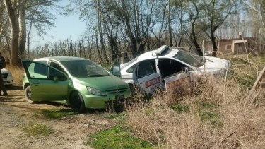 El personal de la Comisaria Cuarta trabajó en el lugar. Foto. Gentileza 
