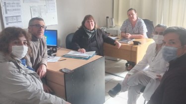Reunión entre hospitalarios de Viedma y Patagones.