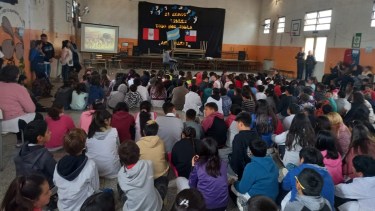 Se realizó ayer en la escuela 294 del barrio Anai Mapu. Foto: Gentileza.