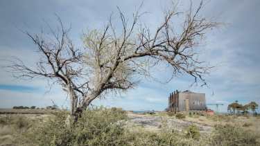 Un equipo contratado por Fortescue realiza estudios ambientales y sociales en Punta Colorada. Foto: Martín Brunella. 