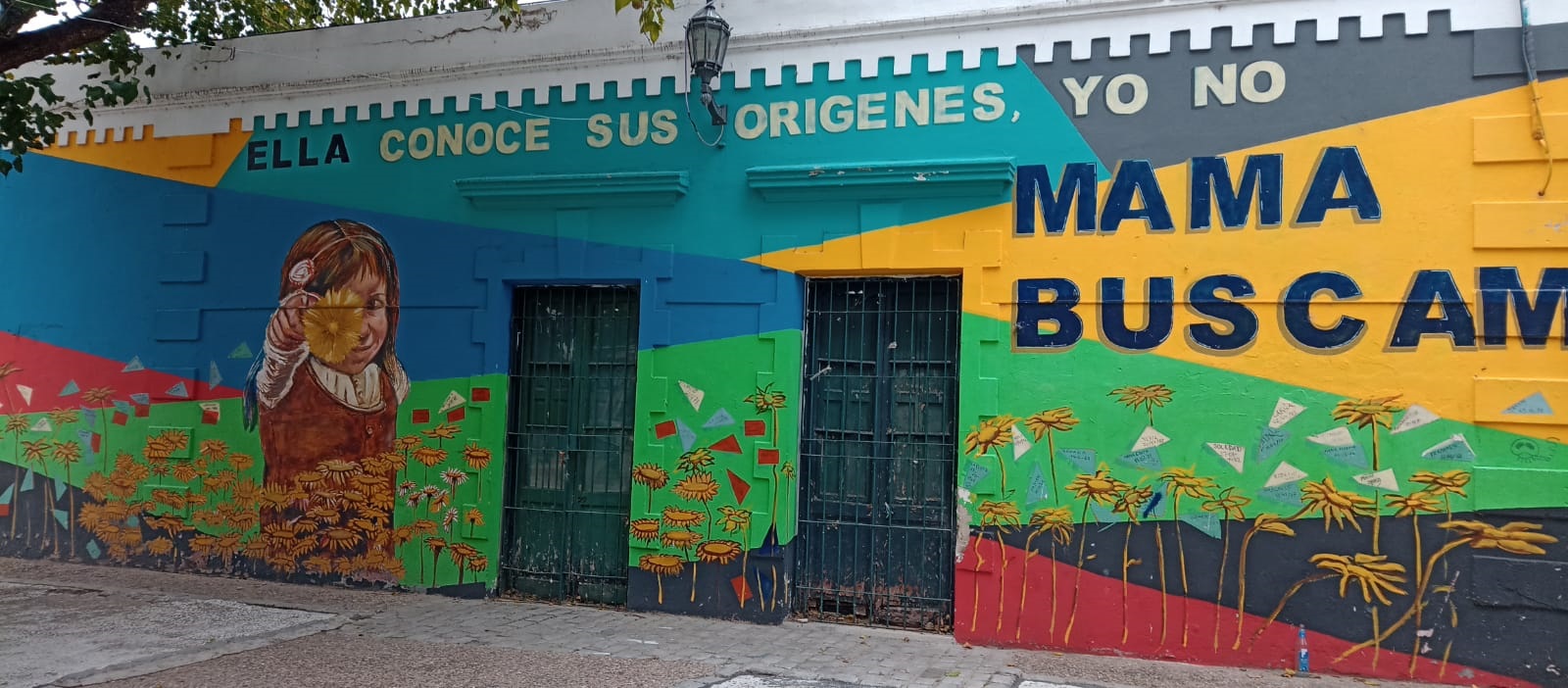 Uno de los murales que la Conadi tiene en la ciudad de Córdoba.