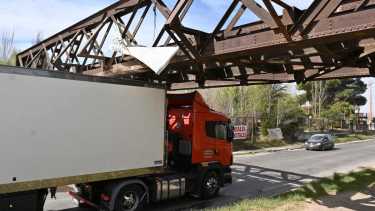 Puente ferroviario de Ruta 151 en Cipolletti: Foto Archivo. 