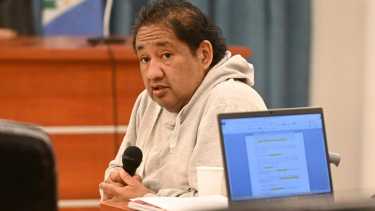 El confeso autor del femicidio, Juan Carlos Monsalve. (Florencia Salto)