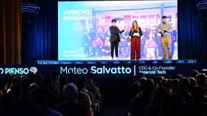 Yo Pienso 2022 en fotos: Mateo Salvatto y Gino Tubaro, emprendedores del futuro en Neuquén