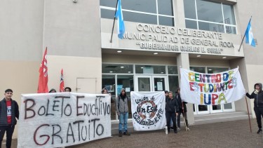Los estudiantes pidieron apoyo en el Concejo Deliberante donde los recibieron legisladores. 