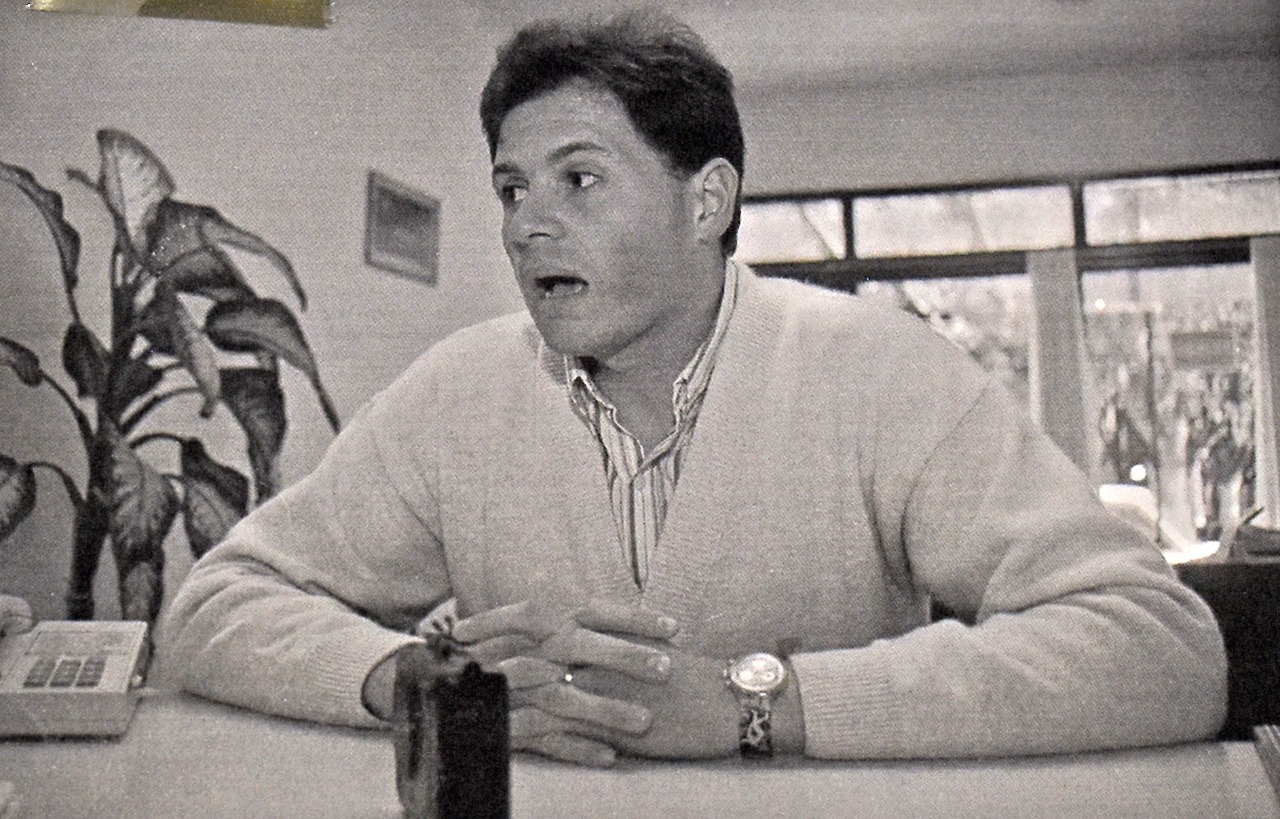 Rodolfo Braicovich, cuando era legislador del MPN, hace 26 años (Foto: Archivo Diario Río Negro)