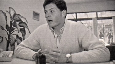 Rodolfo Braicovich, cuando era legislador del MPN, hace 26 años (Foto: Archivo Diario Río Negro)