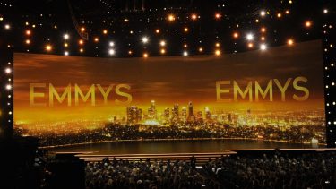 FILE - This Sept. 22, 2019 file photo shows a view of the stage at the 71st Primetime Emmy Awards in Los Angeles. The 74th Primetime Emmy Awards are set for Monday, Sept. 12, at the Microsoft Theatre in Los Angeles. The roughly three-hour ceremony will begin at 8 p.m. EDT and air live on NBC and, for free, on the streaming service Peacock. (Photo by Chris Pizzello/Invision/AP, File)