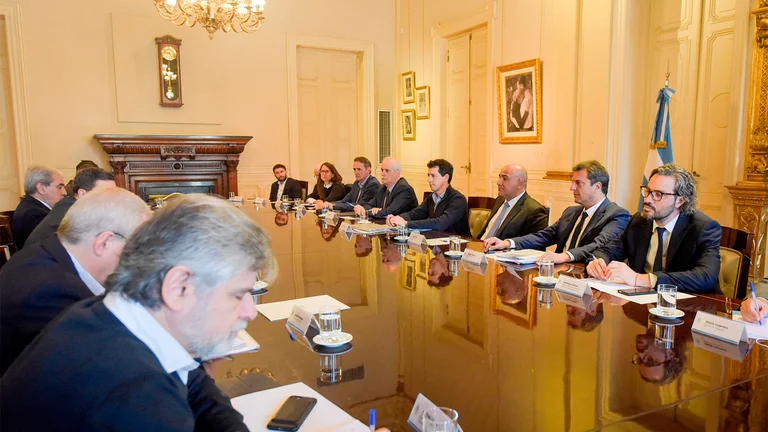 La última reunión de gabinete en Casa Rosada se había realizado el 10 de agosto pasado.
