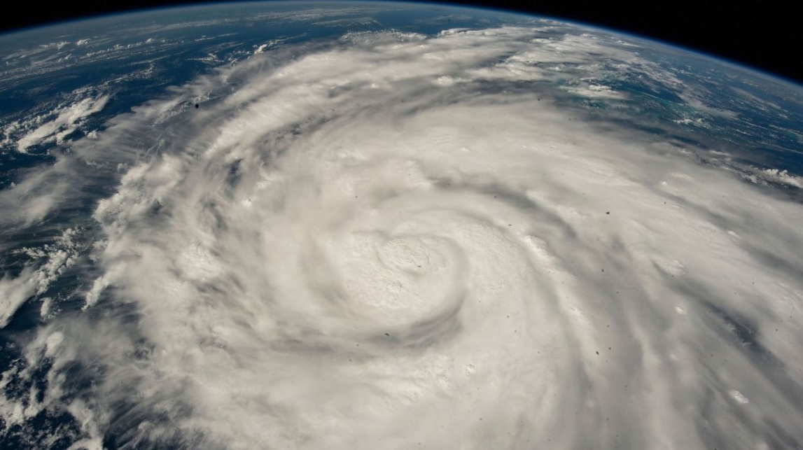 Así se observaba hasta ayer el huracán Ian desde las capturas satelitales.-