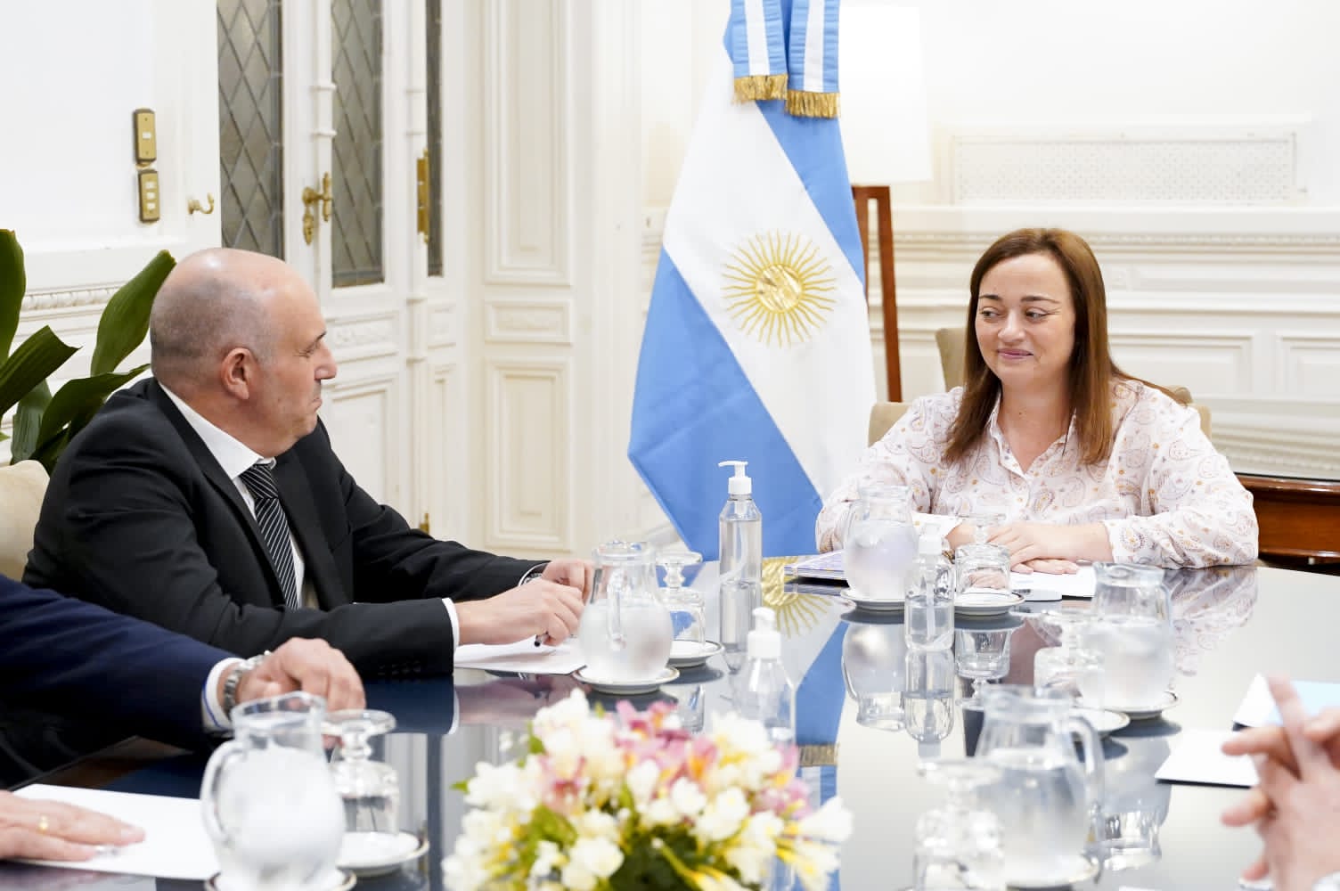 Ley de Alcohol Cero: Cecilia Moreau recibió Alexis Guerrera.  Fotos: gentileza 