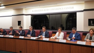 El ministro de Economía, Sergio Massa, prometió a los empresarios reglas claras, estabilidad jurídica y libre disponibilidad de divisas. (Foto: gentileza)