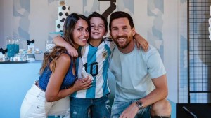 Antonela Roccuzzo mostró en redes por qué Mateo Messi tiene buena suerte