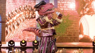 Ricardo Mollo, el famoso que estaba detrás de Saurio. Foto:  Telefé