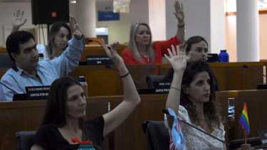 La mayoría de los bloques aprobó en general la licitación del transporte. (foto Matías Subat)
