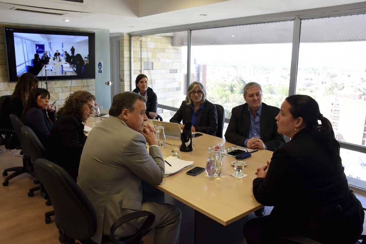 El Consejo de la Magistratura de Neuquén durante una de las entrevistas personales. (Archivo/Matías Subat)