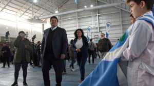 Inauguraron un polideportivo en barrio San Lorenzo en Neuquén con canchas de fútbol, vóley y básquet