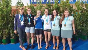 Medalla de oro para la guardavidas de Las Grutas que soñaba con viajar al mundial de Italia