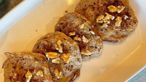 Receta express: mini panqueques de manzana