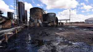 Recién a una semana del incendio en la refinería de Plaza Huincul, la empresa NAO entregó videos