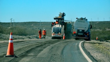 Los trabajos de reparación se realizan a buen ritmo, indicaron desde Vialidad Nacional. (Foto Néstor Salas)