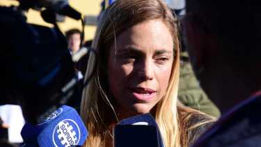 La intendenta María Emilia Soria detalló cuáles fueron las opiniones de los vecinos encuestados en Roca. Foto César Izza.