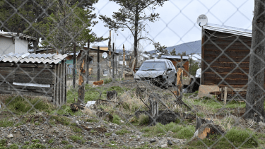 El predio usurpado, según sostenía la fiscalía, está ubicado en la zona del barrio San Francisco IV de Bariloche, (foto Alfredo Leiva) 
