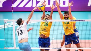 El clásico sudamericano se roba las miradas de los cuartos de final del Mundial de Vóley. (Foto: Vólley Internacional)