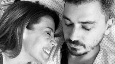 Virginia Gallardo subió un posteo con Martín Rojas, tras el grave accidente.-