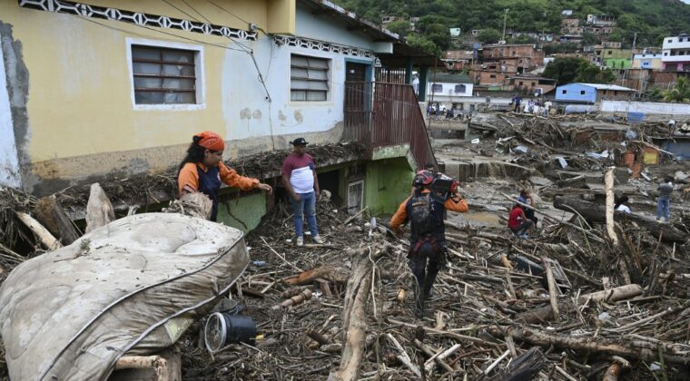 Fue en una población ubicada a unos 52 kilómetros de Caracas. Foto: AFP