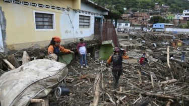 Fue en una población ubicada a unos 52 kilómetros de Caracas. Foto: AFP