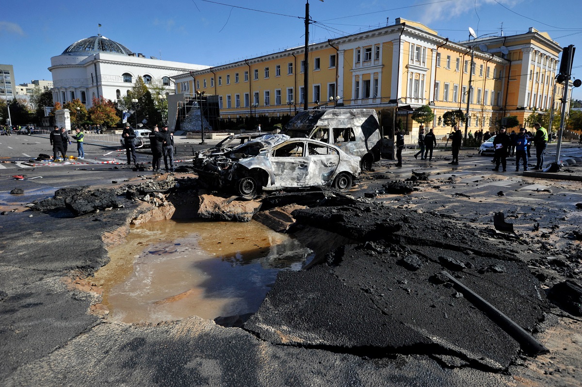 Ucrania informa de al menos 11 muertos en ola de bombardeos rusos. Foto: AFP/Télam 