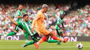 Atlético Madrid le ganó a Betis con muchos mundialistas en cancha