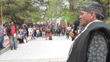 Comenzó el Encuentro de Naciones y Pueblos Originarios de la Argentina, en Neuquén. Foto Yamil Regules